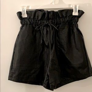 NWT Faux Leather Shorts